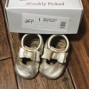 Freshly Picked Gold Bow Moccasin